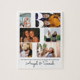 Modern BFF Best Friends Quote Photo Collage Legpuzzel