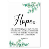 Modern Bible Verse Jeremiah Kaart (Achterkant)