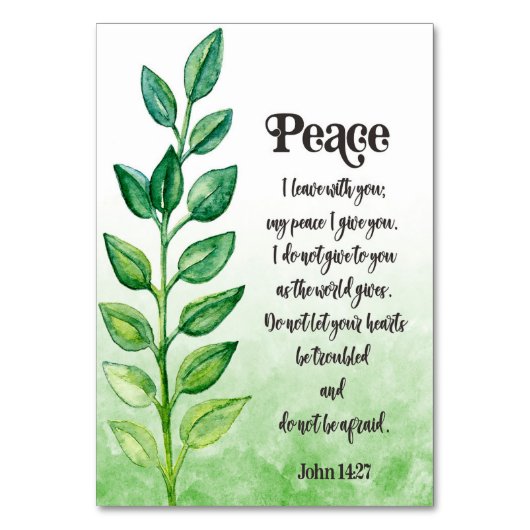 Modern Bible Verse John Kaart (Voorkant)