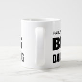 Modern Big Dad Mok Vaderdag Custom Name Huge (Achterkant)