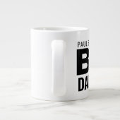 Modern Big Dad Mok Vaderdag Custom Name Huge (Achterkant)