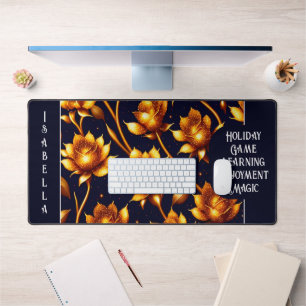 Modern Big Luxury Gold Roos Collectie Bureaumat