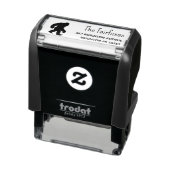 Modern Bigfoot Retouradres Zelfinktende Stempel (Product)