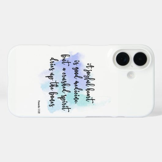 Modern Bijbelvers Case-Mate iPhone Case (Achterkant (horizontaal))