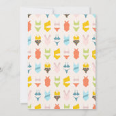 Modern Bikini Tiener Tween Verjaardag Zwembad Part Kaart (Achterkant)