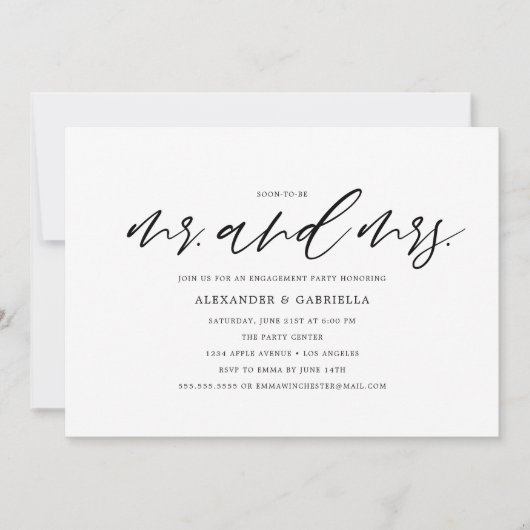 Modern binnenkort te worden, Mr. en mevrouw Engage Kaart (Voorkant)