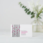 Modern Birch mammie Calling Card Contactkaartje (Staand voorkant)