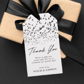 Modern Birds of a Feather Wedding Dank u Cadeaulabel