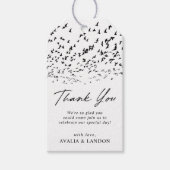 Modern Birds of a Feather Wedding Dank u Cadeaulabel (Voorkant)