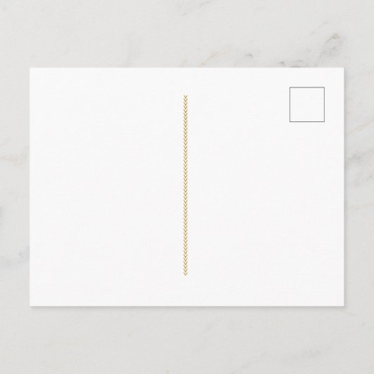 Modern Birth Announcement Briefkaart (Achterkant)