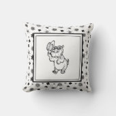 Modern Birth Baby Boy voor kinderen Hippopotamus Kussen (Voorkant)