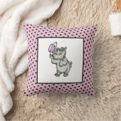 Modern Birth Baby Boy voor kinderen Hippopotamus P Kussen (Deken)