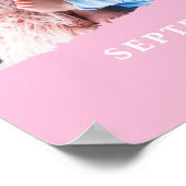 Modern Birth Stats Photo Keepomwille Poster (Hoek)