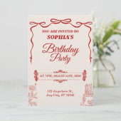 Modern Birthday Card Template Editable & Printable Kaart (Staand voorkant)