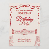 Modern Birthday Card Template Editable & Printable Kaart (Voorkant)
