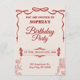 Modern Birthday Card Template Editable & Printable Kaart