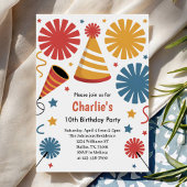 Modern Birthday Confetti Fun  Kaart