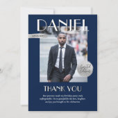 Modern Birthday Custom Magazine Cover Bedankkaart (Voorkant)