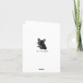 Modern Birthday Dad definition trendy typography Kaart (Achterkant)