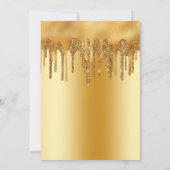 Modern Birthday Driving Gold-gepersonaliseerd Kaart (Achterkant)