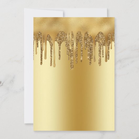 Modern Birthday Driving Gold-gepersonaliseerd Kaart (Achterkant)