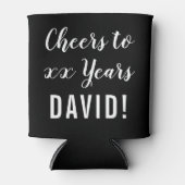 Modern Birthday Party Cheers Blikjeskoeler (Voorkant)