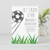 Modern Birthday Sports Ball Kaart (Staand voorkant)