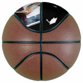 Modern Black Afstuderen Afstudeerder Afstuderen Fo Basketbal (Rechts)