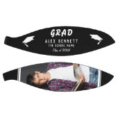 Modern Black Afstuderen Afstudeerder Afstuderen Fo Basketbal (Panelen)