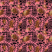 Modern black and gold leopard skin birthday wrap medium cadeauzakje
