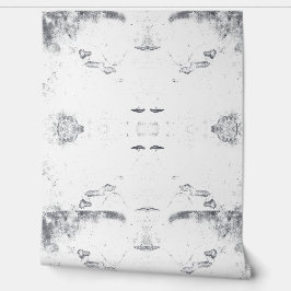 Modern Black and White Abstract Seamless Pattern  Behang