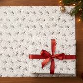 Modern Black and white doodle style art  Inpakpapier Vel