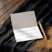 Modern Black and White Folded Graduation Bedankkaart