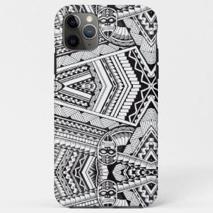 Modern Black and White Geometric Tribal Pattern Case-Mate iPhone Case