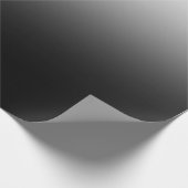 Modern Black and White Gradient Minimalist Design Cadeaupapier (Hoek)