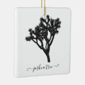 Modern Black and White Joshua Tree Silhouette Keramisch Ornament (Rechts)