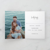 Modern Black and White Photo Chic Wedding (Binnen)