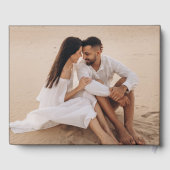 Modern Black and White Photo Wedding Gastenboek (Achterkant)