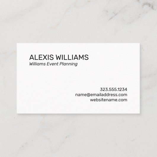 Modern Black and White Polka Dots White Stripe Visitekaartje (Achterkant)