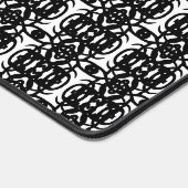 Modern Black and White Tao Sacred Geometry Bureaumat (Hoek)