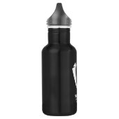 Modern Black and White Tuxedo Groomsman Gift Waterfles (Links)