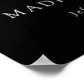 Modern Black and White Welcome Graduparty Poster (Hoek)