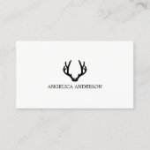 Modern Black Antler Visitekaartje (Voorkant)