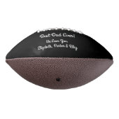 Modern Black Best Pap Ever Photo Collage Football (Gedraaid 270)