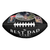 Modern Black Beste vader 3 Foto Collage American Football (Voorkant)