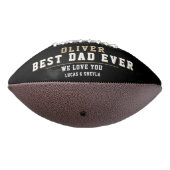 Modern Black Beste vader op vaderdag Foto American Football (Gedraaid 270)