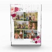 Modern Black Botanical Mam 6 Foto Collage (Voorkant)