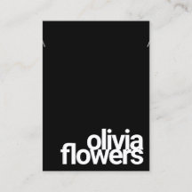 Modern Black Bracelet Ketting Visitekaartje