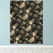 Modern - BLACK-BROWN-zeer Nice Canvas afdrukken (Insitu (Houten vloer))
