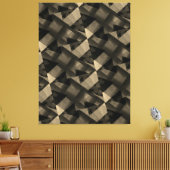 Modern - BLACK-BROWN-zeer Nice Canvas afdrukken (Insitu (Woonkamer))